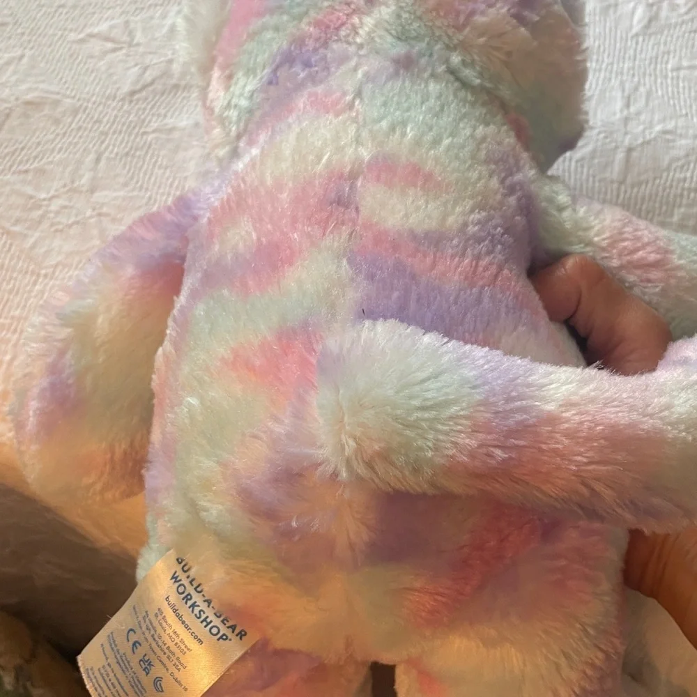 Build-A-Bear Pastel Plush Cat Toy